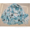 Fashion 2015 tie-dyeing printing star style woman accessary scarf promotion